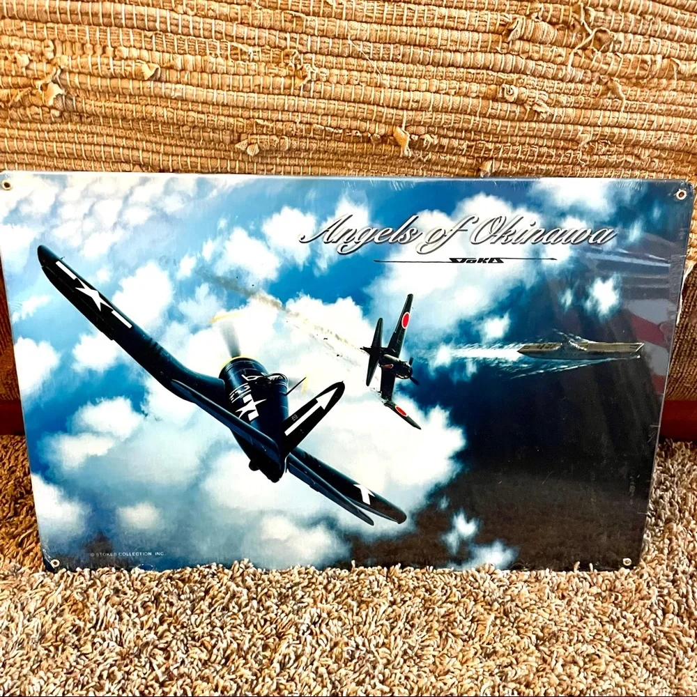 NEW Heavy Duty Steel Angels Of Okinawa Metal Sign